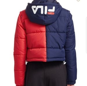Fila puff jacket/vest, new,medium